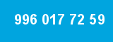 996 017 72 59 996 017 72 59
